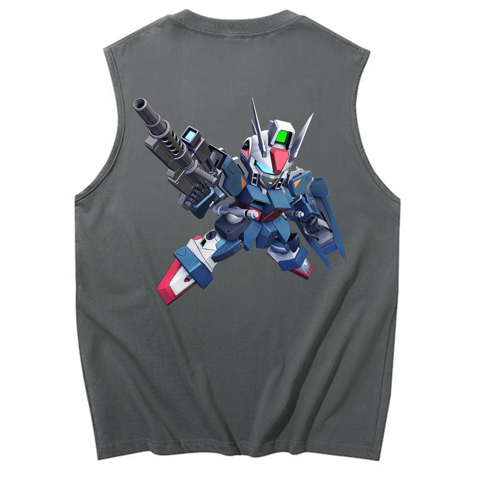 （画像用） 機動戦士ガンダム Mobile Suit Gundam コットン100％タンクトップ（背面プリント）
